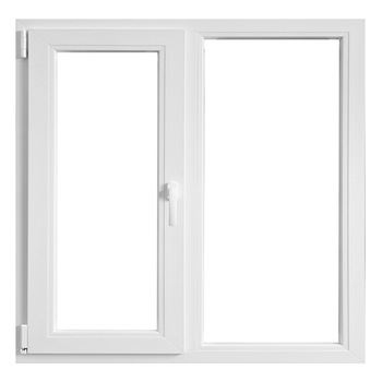 Fereastra termopan, Aplast, PVC, 4 camere, 1360 X 1160, Alb, deschidere pe stanga Fereastra termopan, Aplast, PVC, 4 camere, 1360 X 1160, Alb, deschidere pe stanga