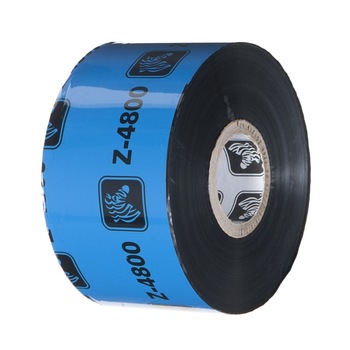 Ribon Zebra 4800 60mm x 450m negru, OUT Ribon Zebra 4800 60mm x 450m negru, OUT