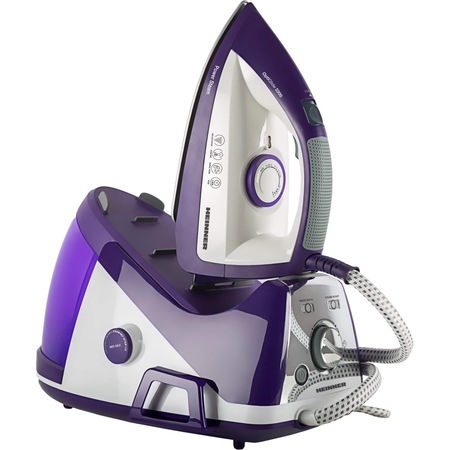 Statie de calcat Heinner HIS-1350P, 2200W, Boiler Inox, 4 Bar, 1.6L, cartus anticalcar, 100 g/min, Mov