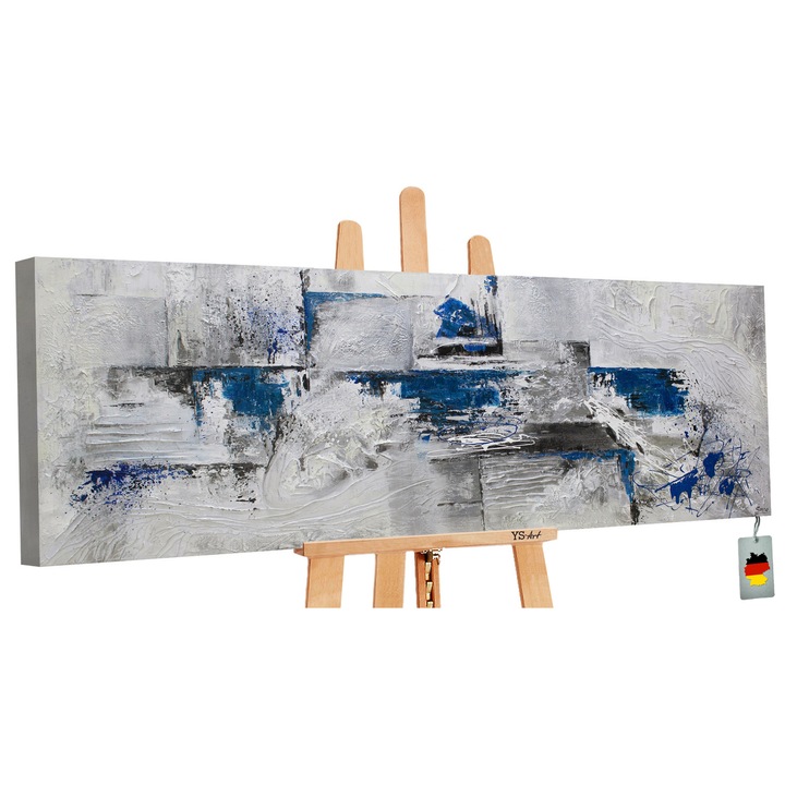 Tablou canvas abstract "Abstractie III" 150x50cm