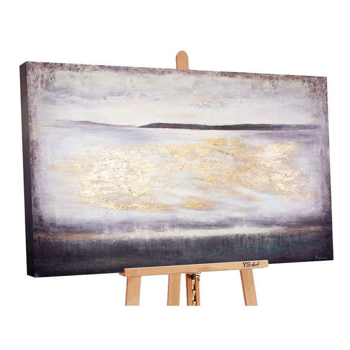 Абстрактна текстурирана картина - Просторно, 120x80см