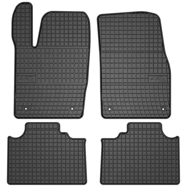 Set 4 Covorase auto Frogum ElToro din Cauciuc pentru Jeep Grand Cherokee IV 2010-2021 Negru