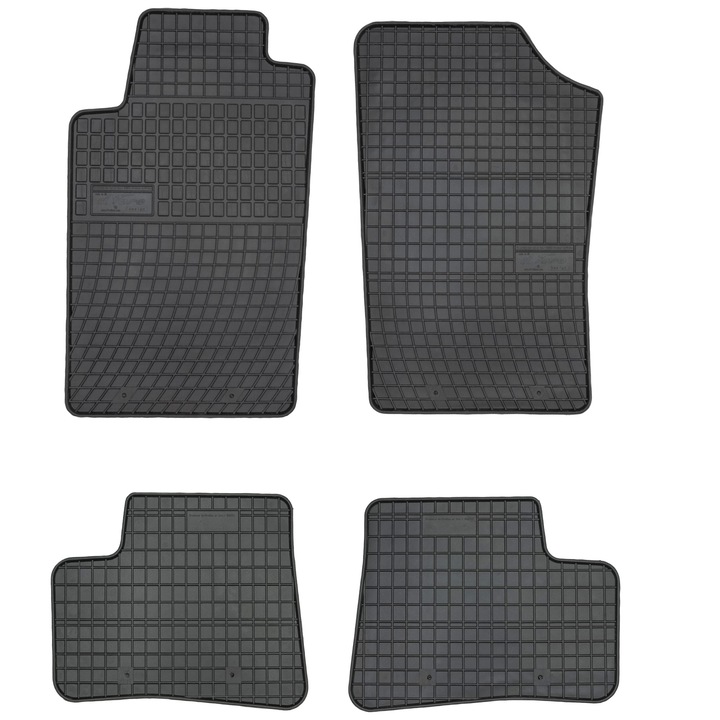 Set 4 Covorase auto Frogum ElToro din Cauciuc pentru Peugeot 206 1998-2009 Negru