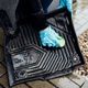 Set 4 Covorase din cauciuc pentru podea, Frogum, No.77, pentru Skoda Fabia IV de la 2021 Negru Cauciuc
