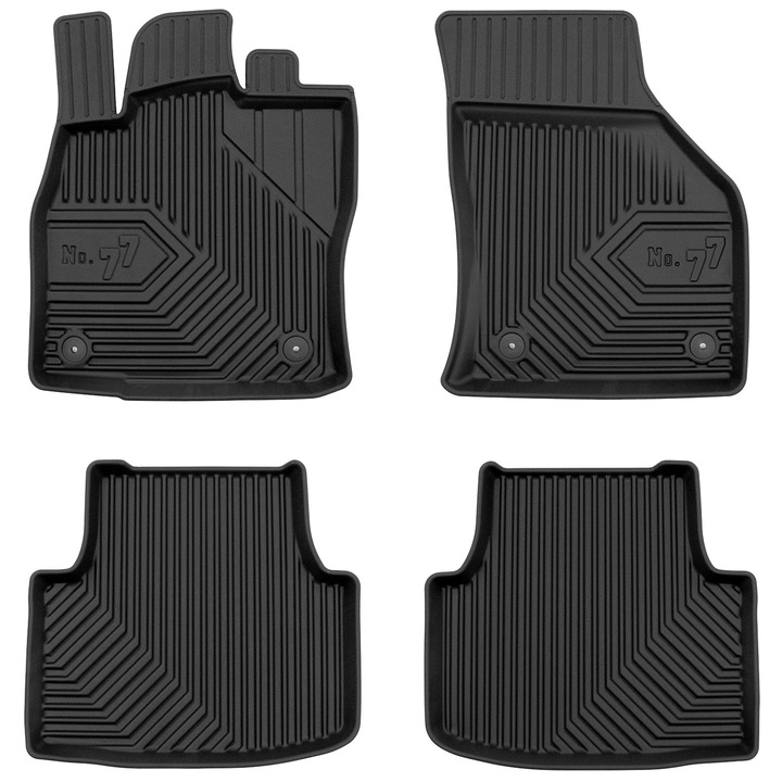 Set 4 Covorase auto Frogum No.77 din Cauciuc pentru Cupra Formentor de la 2020 Negru