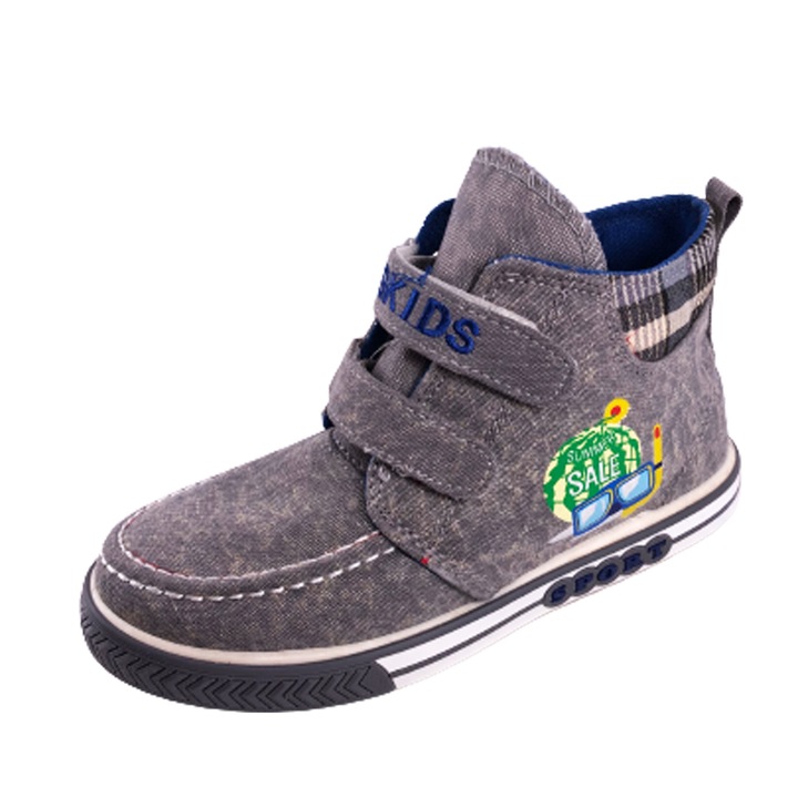 Adidasi copii Chippo Youth 30151, 32-37, Textil, Gri