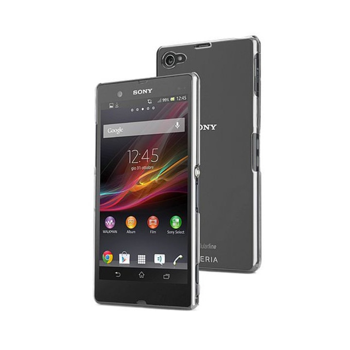 Калъф Cellular Line за Sony Xperia Z1 compact, Прозрачен