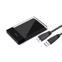 Rack extern pentru SATA HDD/SSD 2.5 inch, JESWO®, USB 3.0, 5Gbps, Cu suport UASP, Compatibil Windows/Linux/Mac OS, Portabila, Plug&Play, Negru