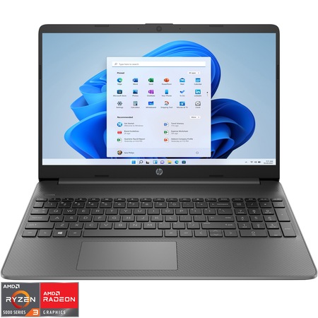 Laptop HP 15.6'' 15s-eq2045nq, FHD, Procesor AMD Ryzen™ 3 5300U (4M Cache, up to 3.8 GHz), 8GB DDR4, 512GB SSD, Radeon, Win 11 Home S, Grey