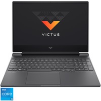 Laptop HP Gaming 15.6'' Victus 15-fa0025nq, FHD IPS, Procesor Intel Core i5-12500H (18M Cache, up to 4.50 GHz), 8GB DDR4, 512GB SSD, GeForce GTX 1650 4GB, Free DOS, Mica Silver