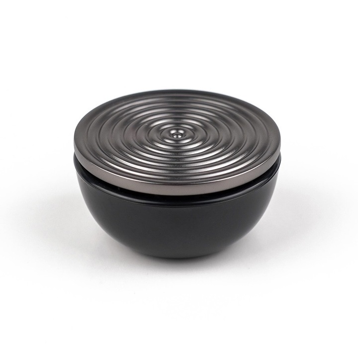 Buton pentru mobila Tobias, finisaj negru gun metal CB, Ø 50 mm