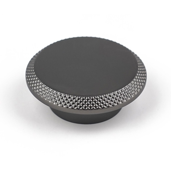 Buton pentru mobila Nola, finisaj negru gun metal CB, Ø 60 mm