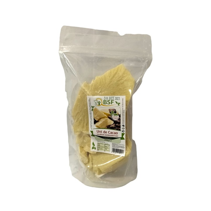 Unt de cacao Natural nedezodorizat 250g