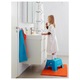 Scaun inaltator tip taburet, multifunctional, plastic polipropilenic, albastru, 44x25x35 cm
