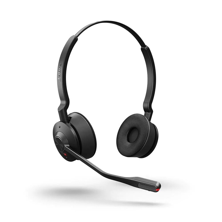 Jabra Engage 55 Headset Vezeték nélküli Fülre akasztható Iroda/telefonos ügyfélközpont Fekete, Titán (9559-430-111)