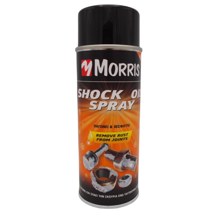 Rozsda tisztító spray, Morris, Shock Oil Spray, 400 ml