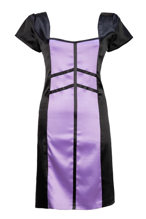 Rochie fete, mov/negru, Negru/Mov