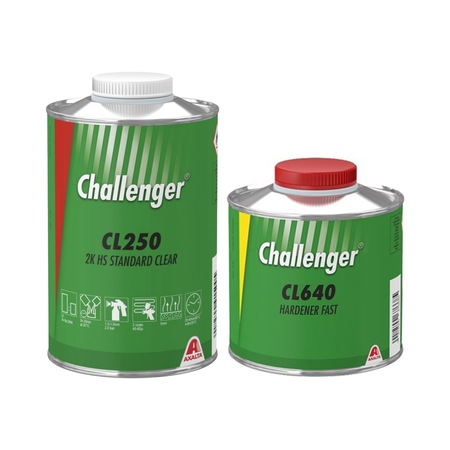 Комплект лак Challenger CL250 1L с втвърдител CL650 0.5L - eMAG.bg