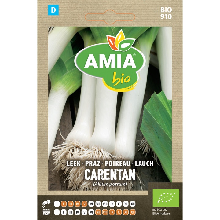 Seminte bio de praz Carentan, 1,5 grame, AMIA