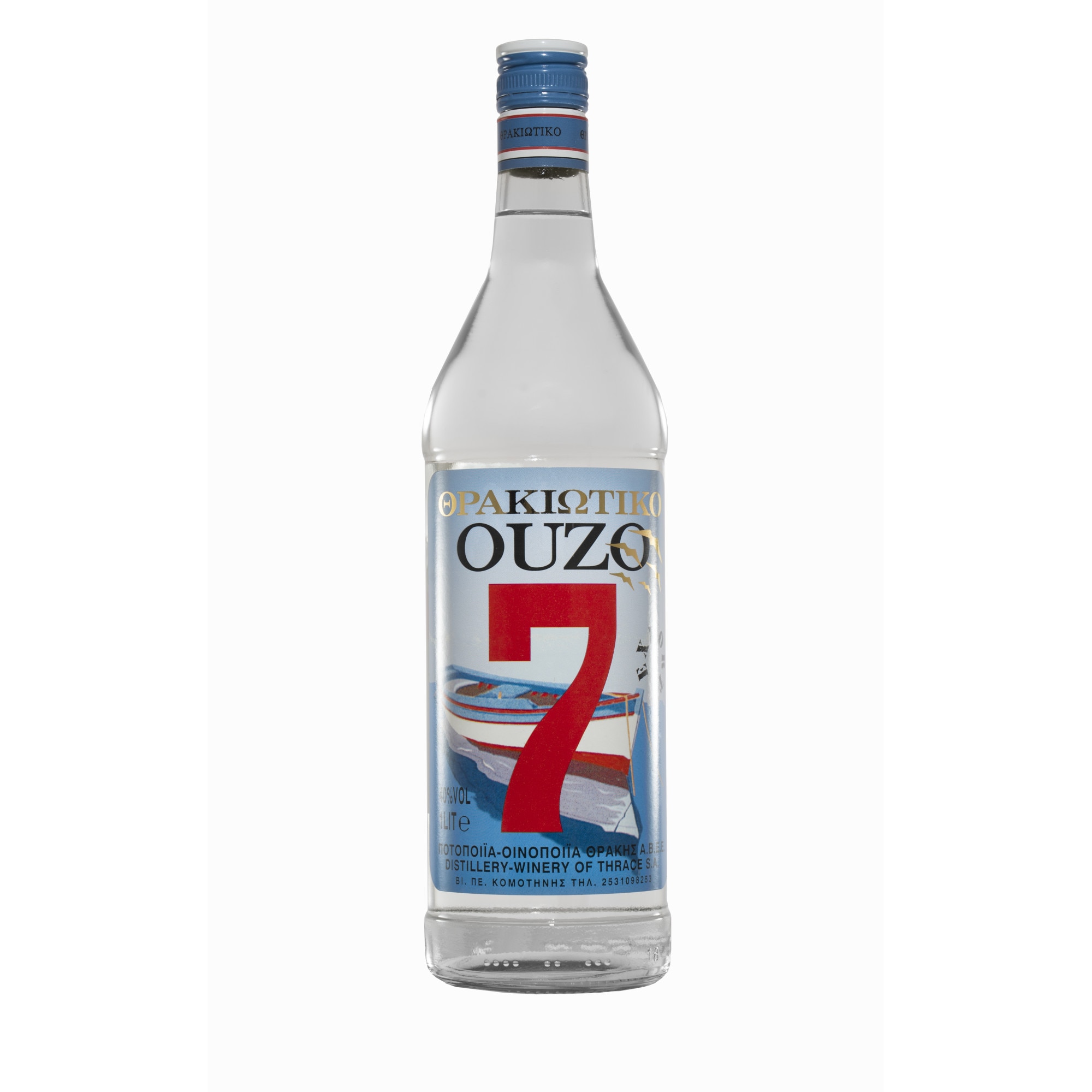 Узо Ouzo 7, Класико, 1 л - eMAG.bg