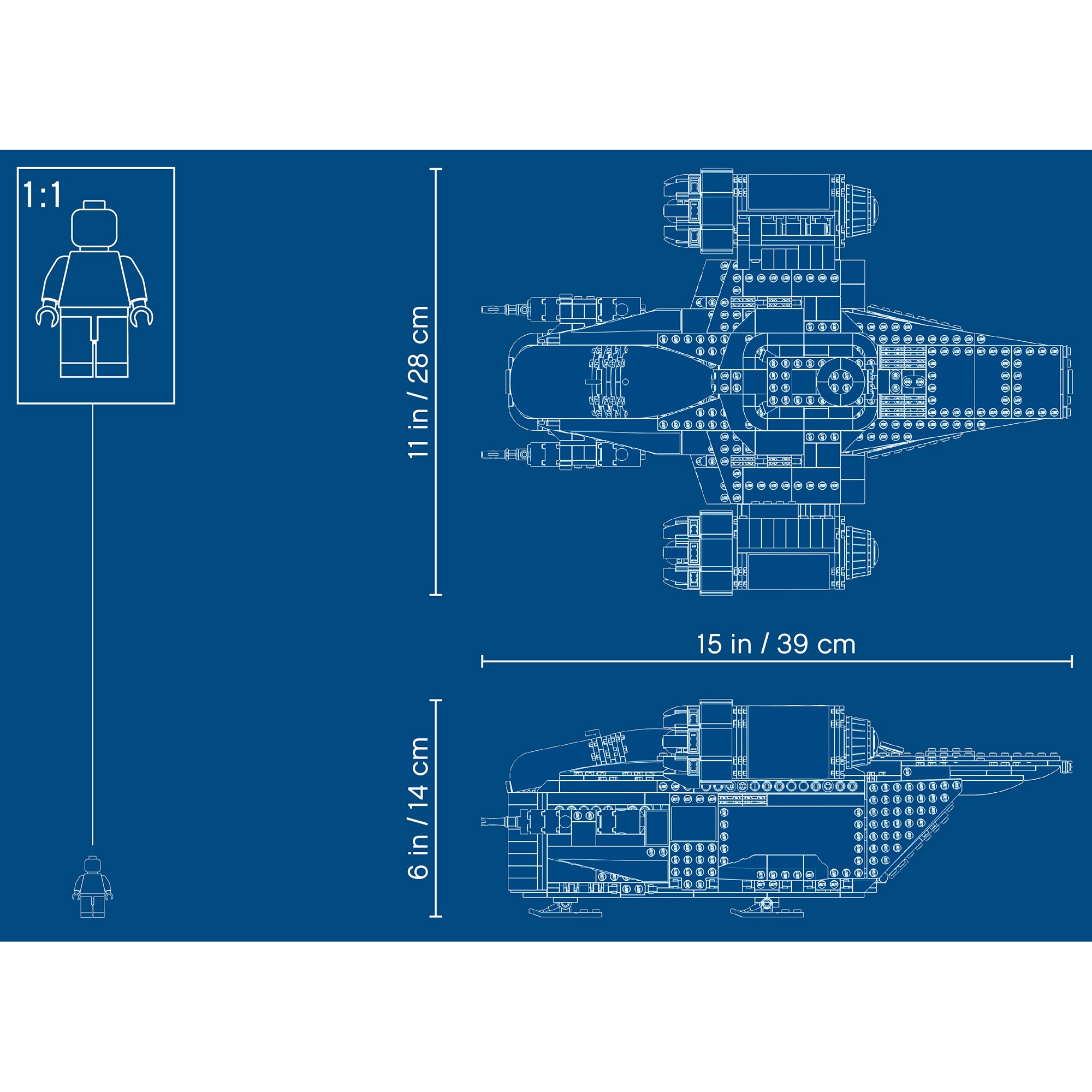 LEGO® Star Wars™ - The Razor Crest™ 75292, 1023 piese - eMAG.ro