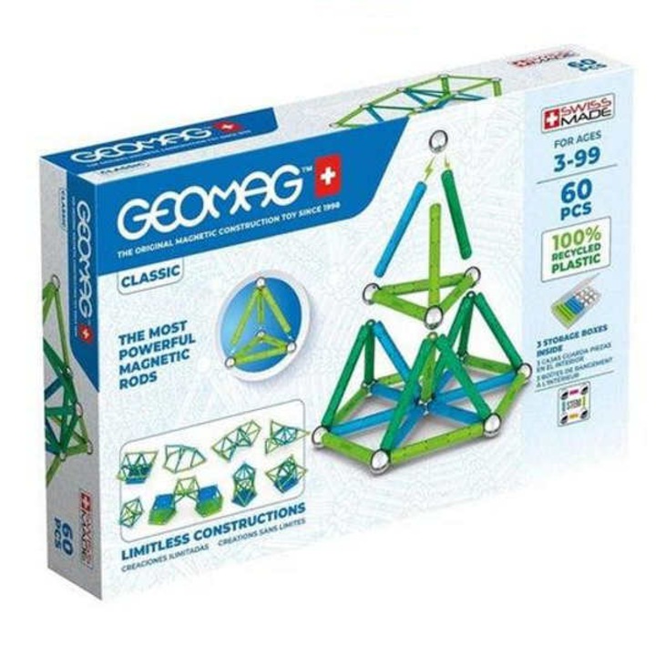 Geomag Classic Green Line építő szett, 60db-os