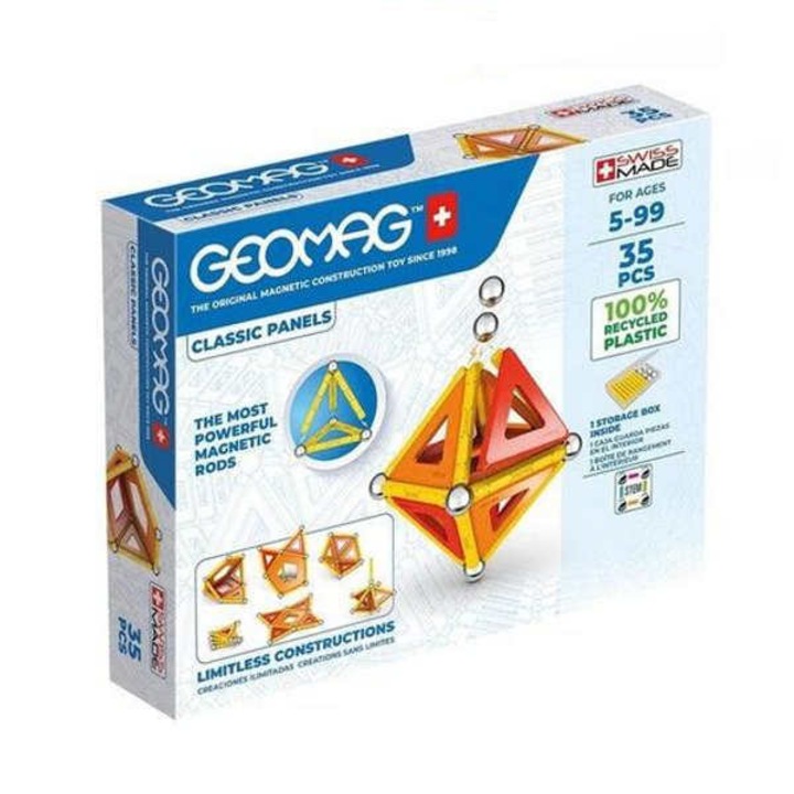 Set de constructii Geomag Classic Panel, 35 buc