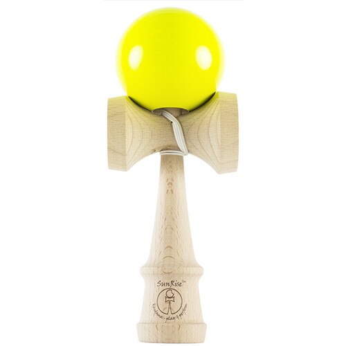 Joc de indemanare Kendama SunRise Super bright UV galben