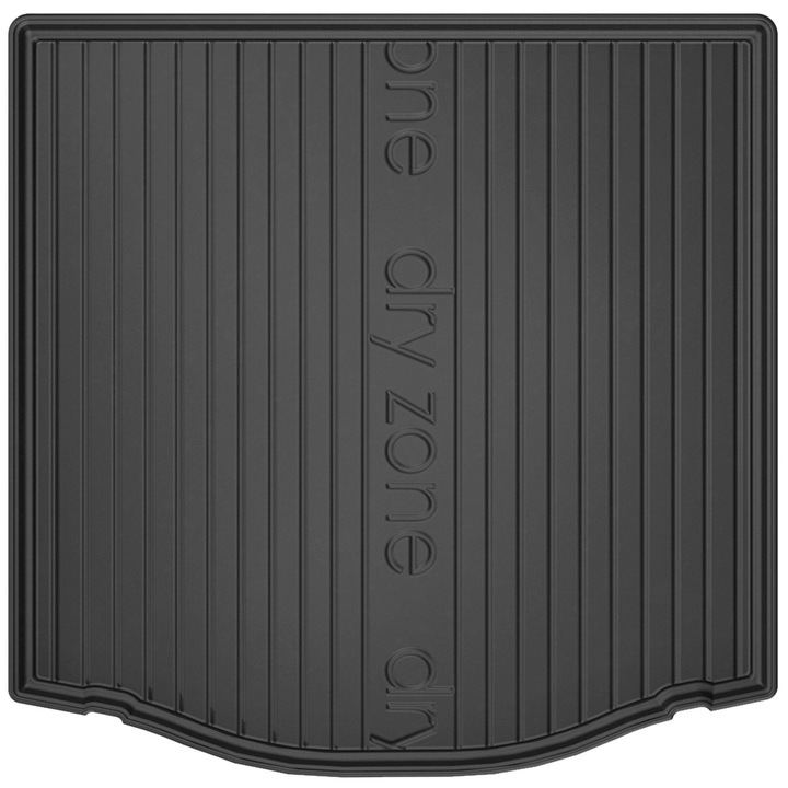 Covoras portbagaj Frogum DryZone din Cauciuc pentru Ford Focus III 2010-2019 Sedan, cu roata de rezerva suplimentara Negru