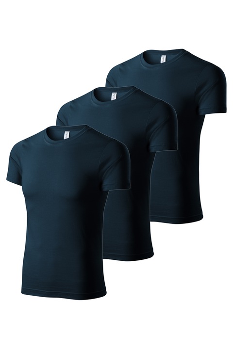 3db unisex póló szett Parade P71, Malfini, anyaga 100% pamut, Tengerészkék
