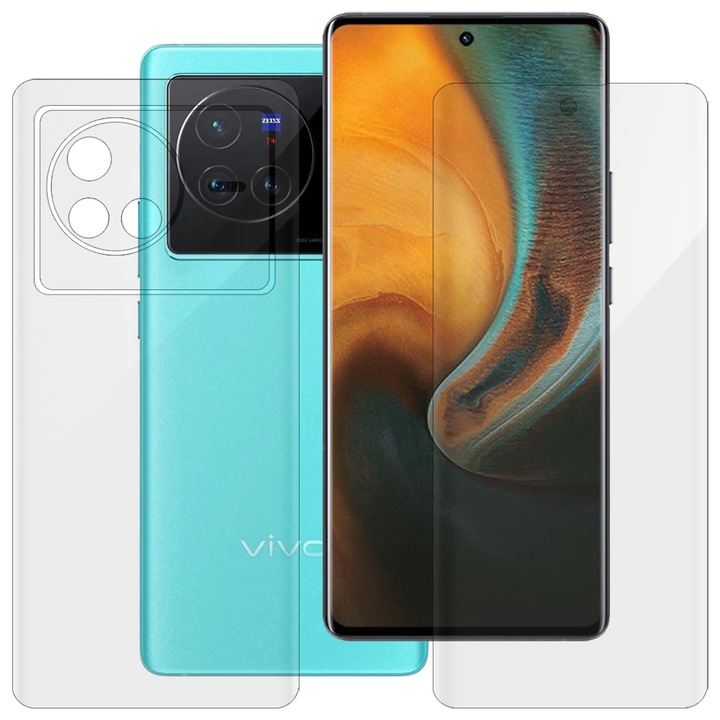 Комплект 2 фолиа SILKASE за Vivo X80 PRO, защита на телефона, възобновяем силикон