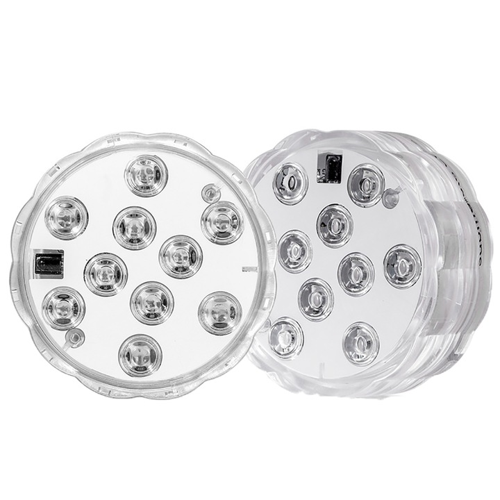 LED лампа за басейн, YWX, ABS, RGB, IP68, прозрачна