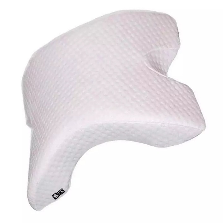 Perna Anatomica Ortopedica Curbata Terapeutica SIKS Cu Memorie, Alba, 35 X 30