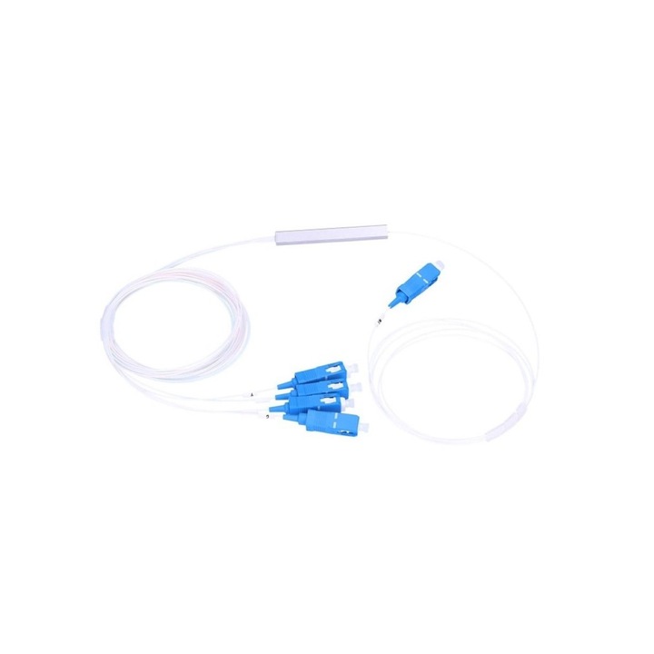 Spliter Optic 1:4 Cu Conectori SC/UPC, 1.5 m