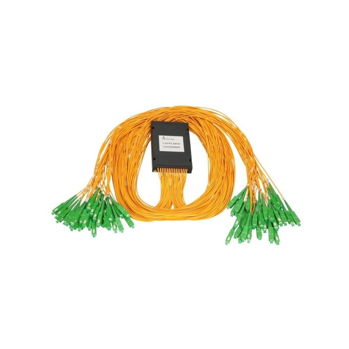 Spliter Optic 1x64 Cu Conectori SC/APC Tip ABS