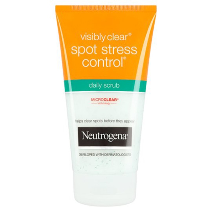 Scrub facial Neutrogena Visibily Clear Spot Stress Control, 150ml