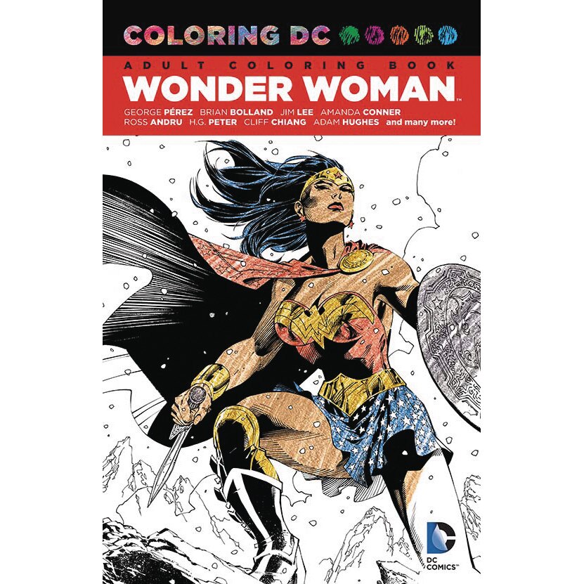 Coloring DC Wonder Woman