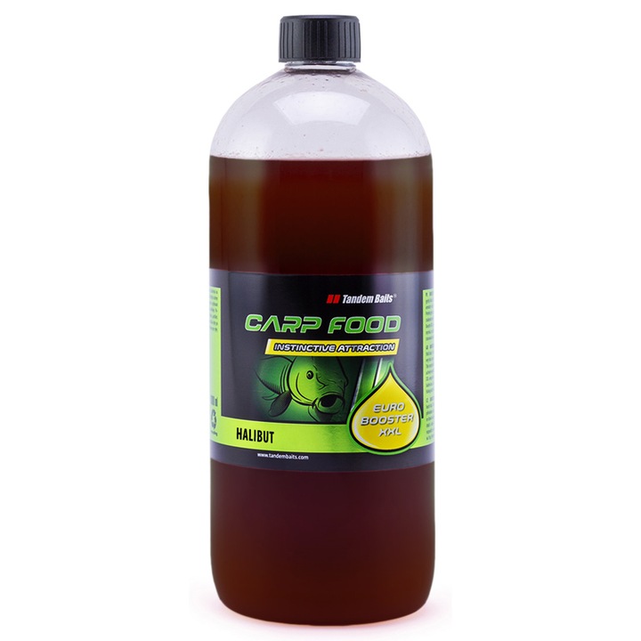 Atractant pentru pescuit, Tandem Baits, Euro Booster XXL, Aroma halibut, 1L