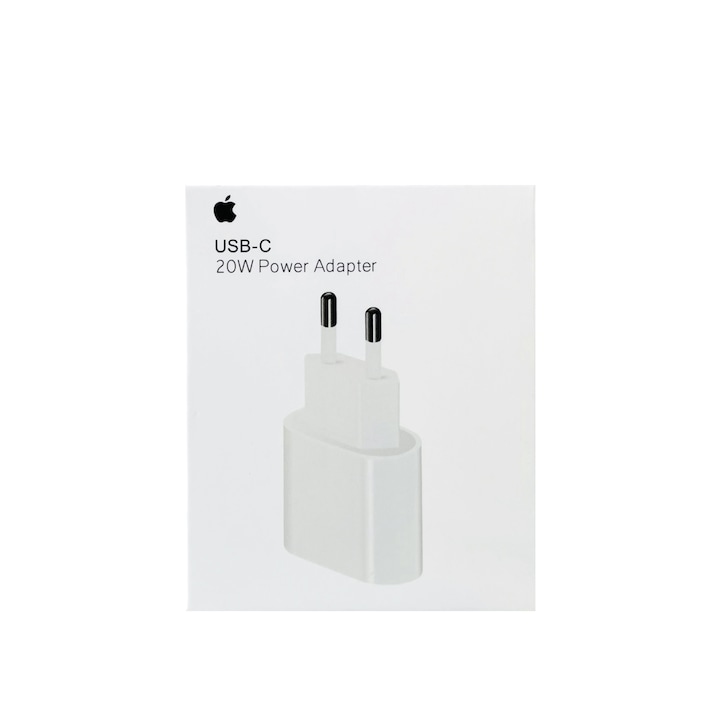 Apple töltő, iPhone 13, 12, 11, Xr, Xs, X telefonokhoz, gyorstöltő, 20 W, USB-C/Lightning, 1 m kábel