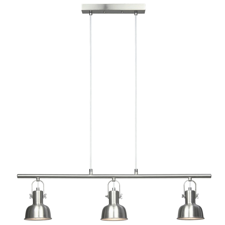 Lustra stil retro nichel mat Avier 76.5x10.5x113.7 cm