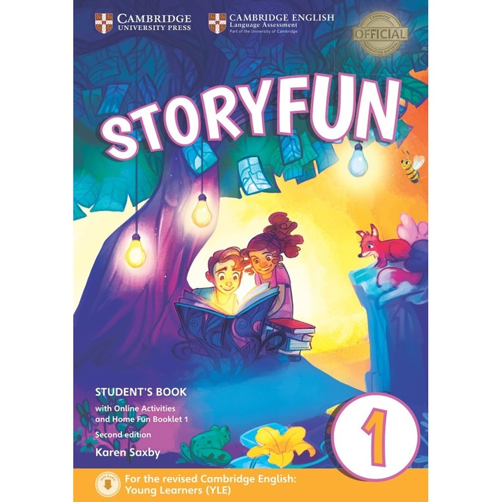 Storyfun for Starters Level 1 Student's Book with Online Activities and Home Fun Booklet 1 - Karen Saxby