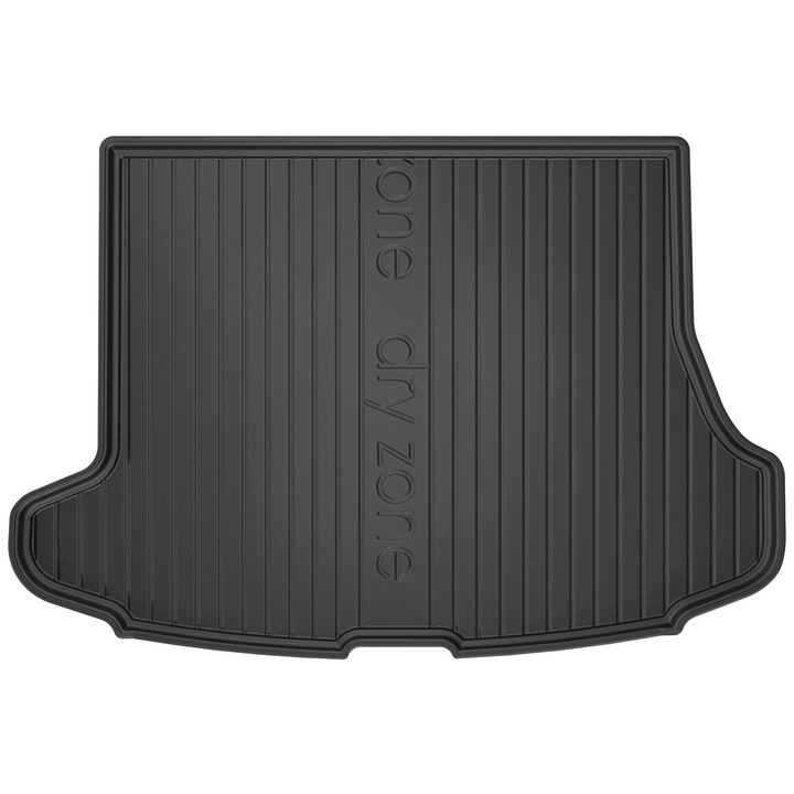 Covoras portbagaj Frogum DryZone din Cauciuc pentru Hyundai i30 I 2007-2012 Break, cu roata de rezerva (dimensiune completa) Negru