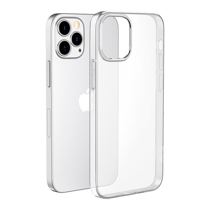 Husa de silicon pentru Apple iPhone 12 PRO MAX, TPU HighQuality, Perfect Fit Slim, Transparenta