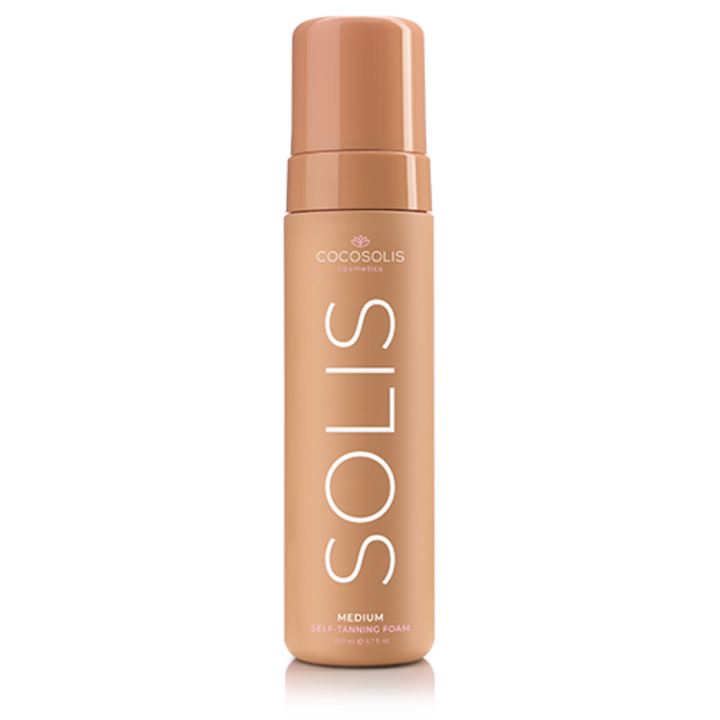 COCOSOLIS Természetes önbarnító hab SOLIS Medium Self-Tanning Foam, 200 ml