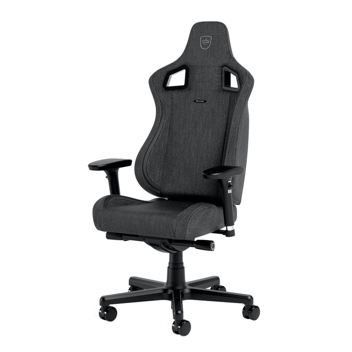 Scaun gaming Noblechairs EPIC Compact TX, Textil, Gri Antracit