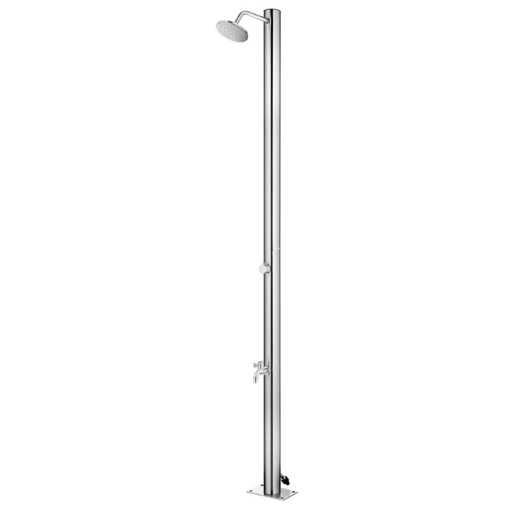 vidaXL rozsdamentes acél kerti zuhany 215 cm 6.54 kg 315940