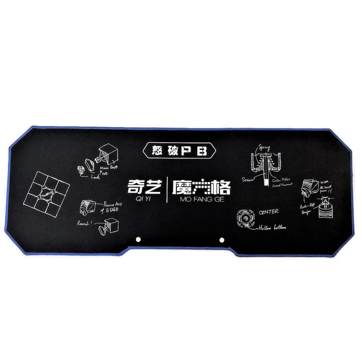 QiYi Speed Mat ( verseny ) szőnyeg, matrac időmérő timerhez rubik kocka kirakáshoz-nagyméretű