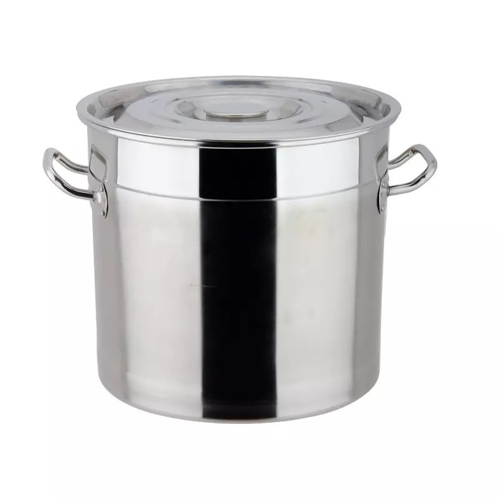 Казан Mira N, 50х50 см., 96 л., с дръжки и капак, инокс