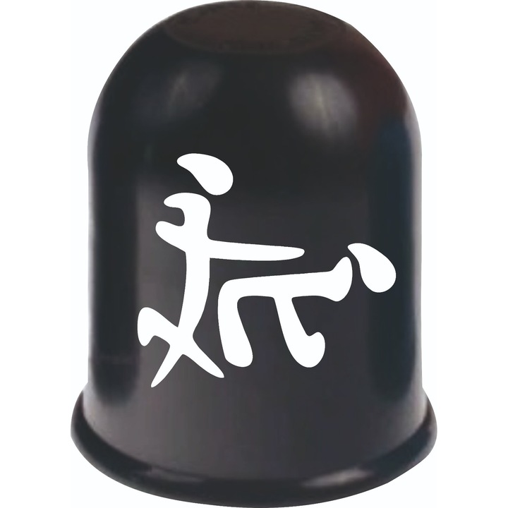 Capac protectie carlig pentru remorca auto, plastic, pozitie aplecat