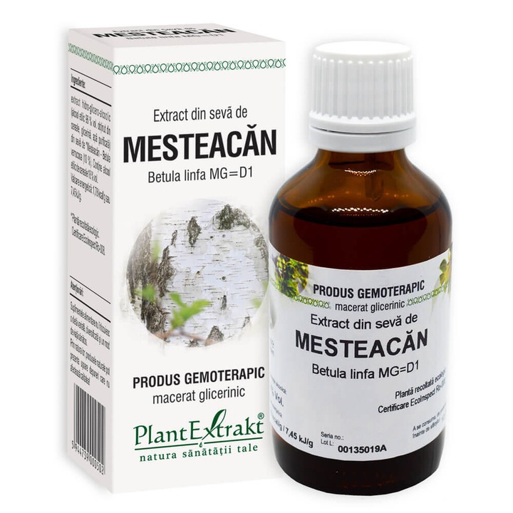 PLANTEXTRAKT, Extract din Seva de Mesteacan 50ml